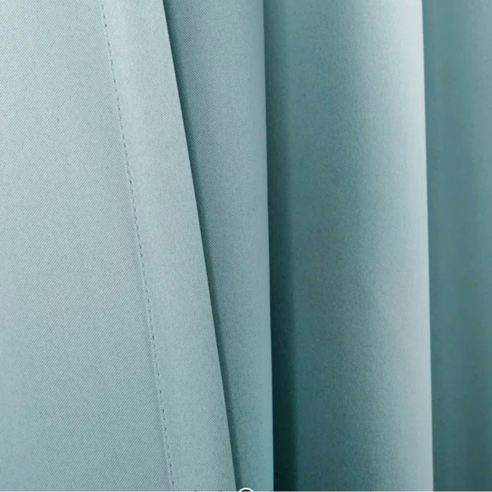 Insulated Back Tab Blackout Window Curtain Panels Set - Lush Décor 52x84” - Picture 4 of 7